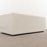 Throw Away Sofa by Willie Landels for Zanotta 1965 in white vinyl