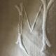 Linge ancien, drap brodé, monogramme MB