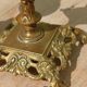 Pair of antique brass candlesticks – Napoleon III style