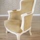 Fauteuils Bergère en hêtre de style rococo, début du 20e siècle, ensemble de 2