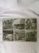 6 sous-verres en verre vintage.