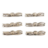 6 metal bow-shaped knife holders