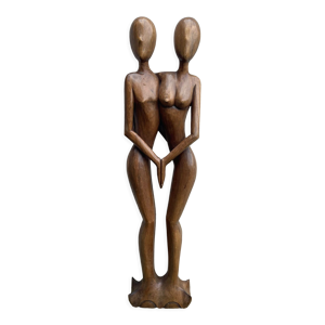 Sculpture en bois « Le
