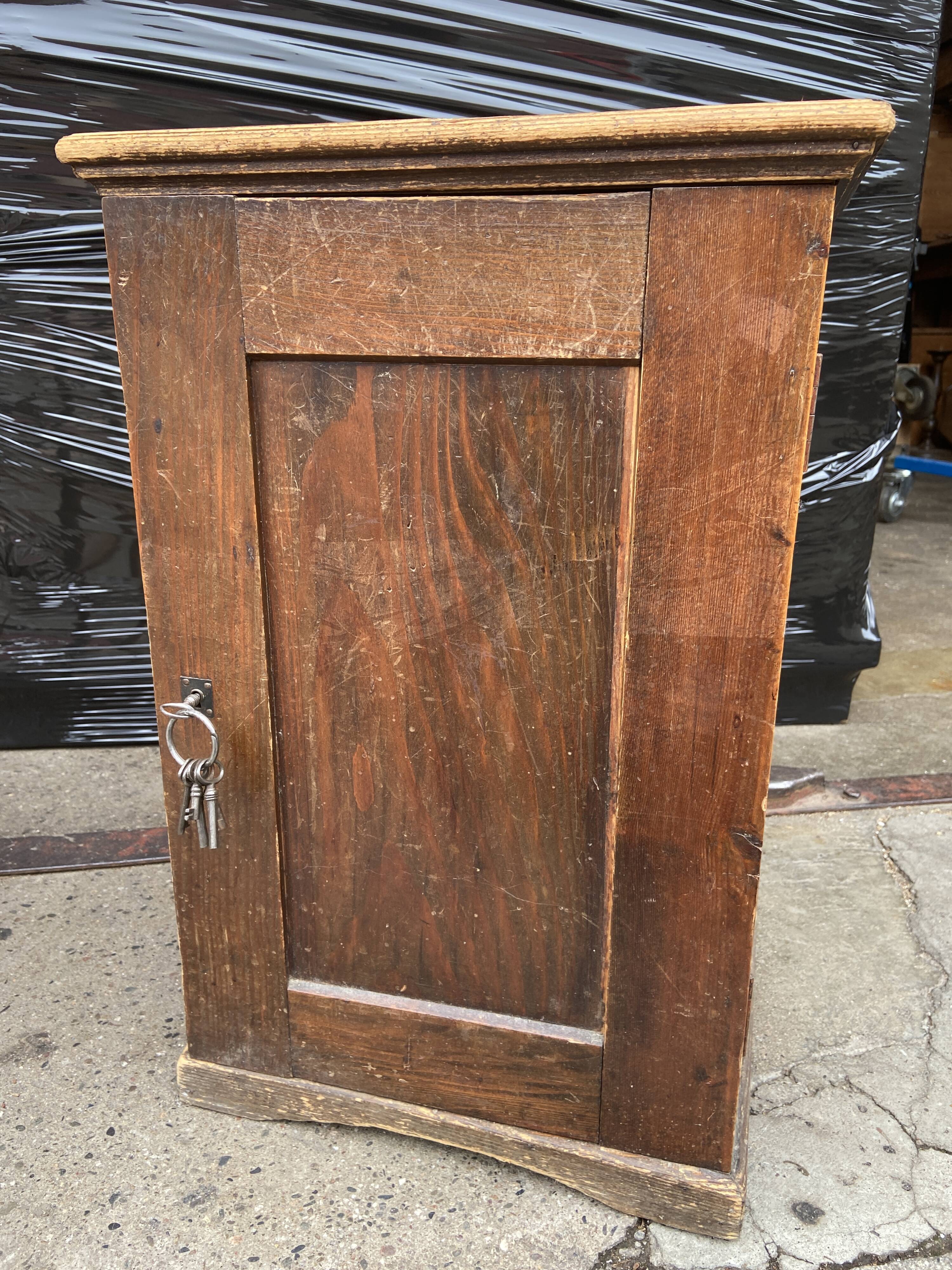 Vintage watchmaker's workshop cabinet