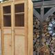 Renovated wooden wardrobe