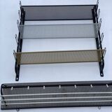 Metal Hanging Coat Rack and Wall Shelves by Pilastro