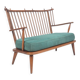 Mid-Century Scandinavian armchair with bars, 1950s