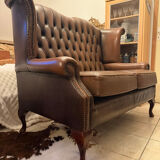 Chesterfield 2-seater Queen Anne sofa