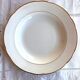 Service of 53 pieces of plates and dishes by Villeroy & Boch in cream and gold, model Saar.