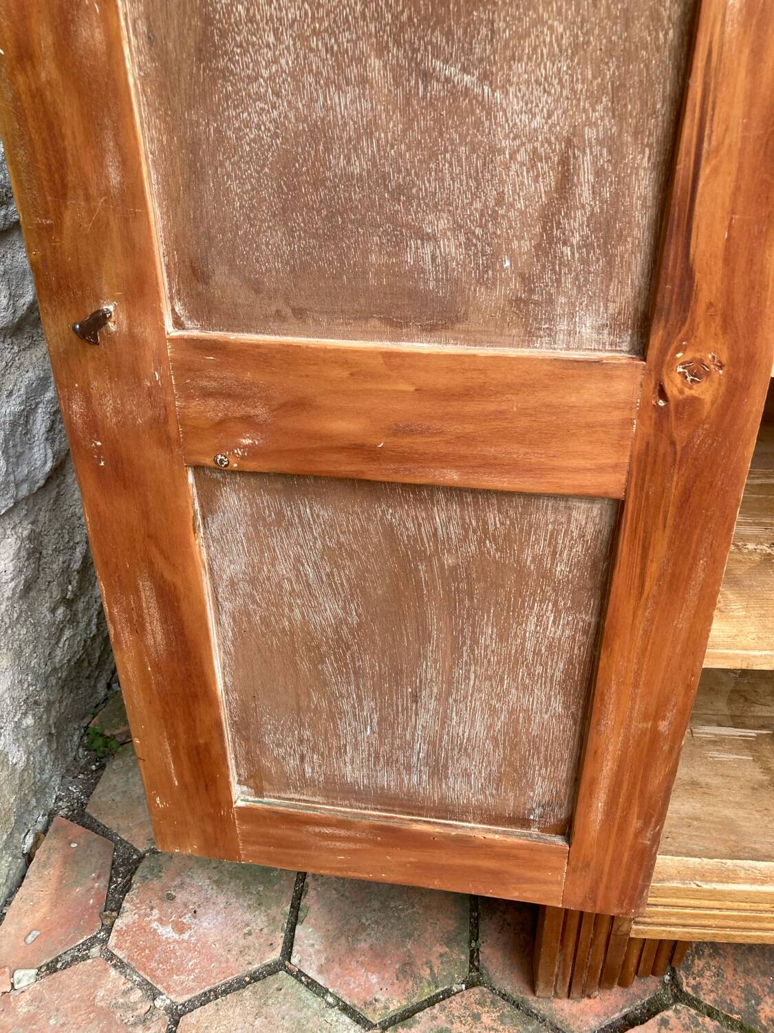 Small antique wardrobe in Art Deco style