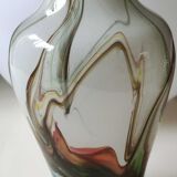 Vase in vintage blown opaline glass