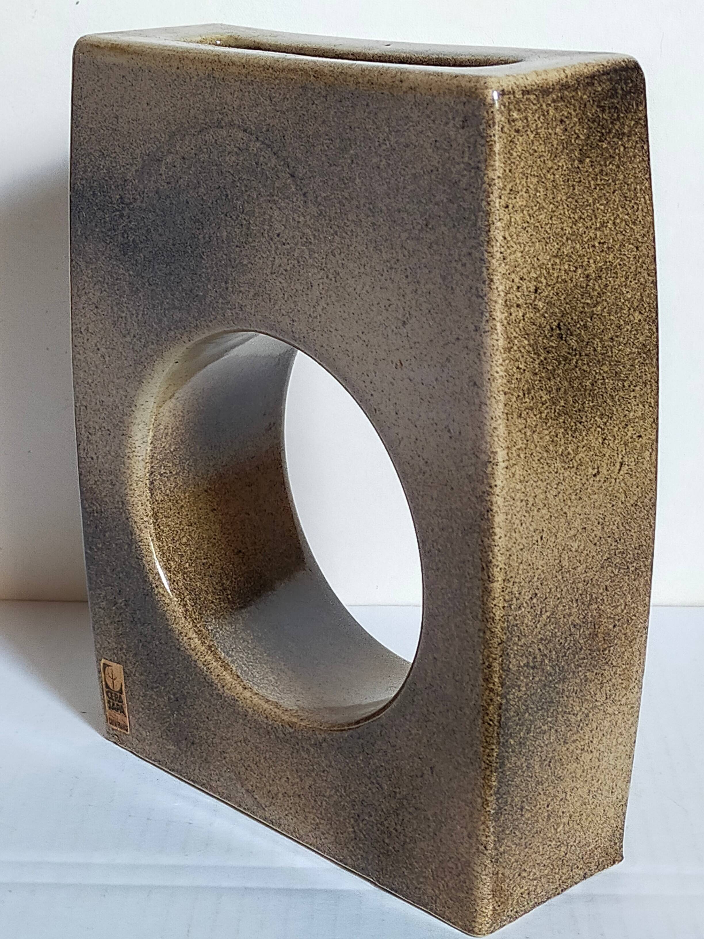 Vintage ceramic vase cera sapa, cayla france