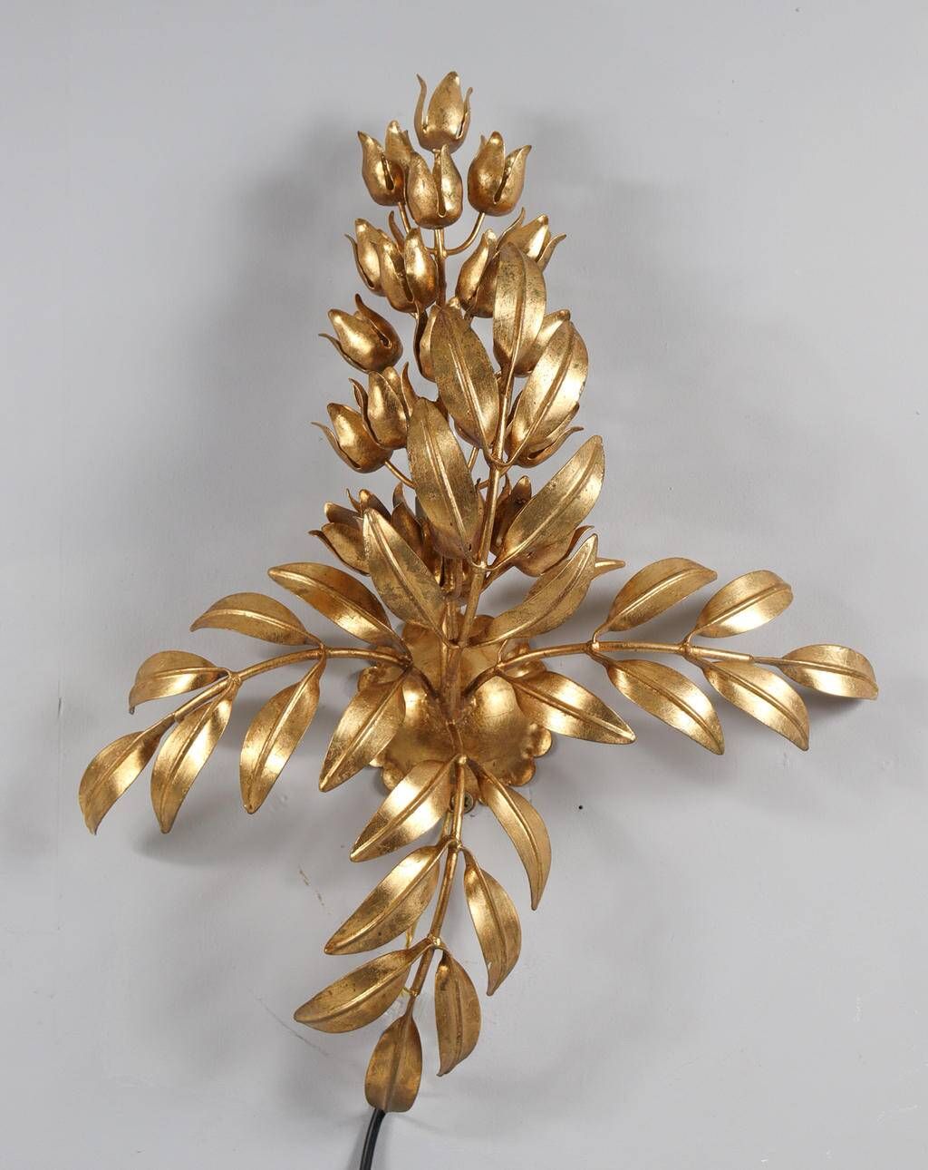 Hans Kögl. Wall lamp/ceiling lamp, 'Pioggia D'oro', Germany, 1960s.