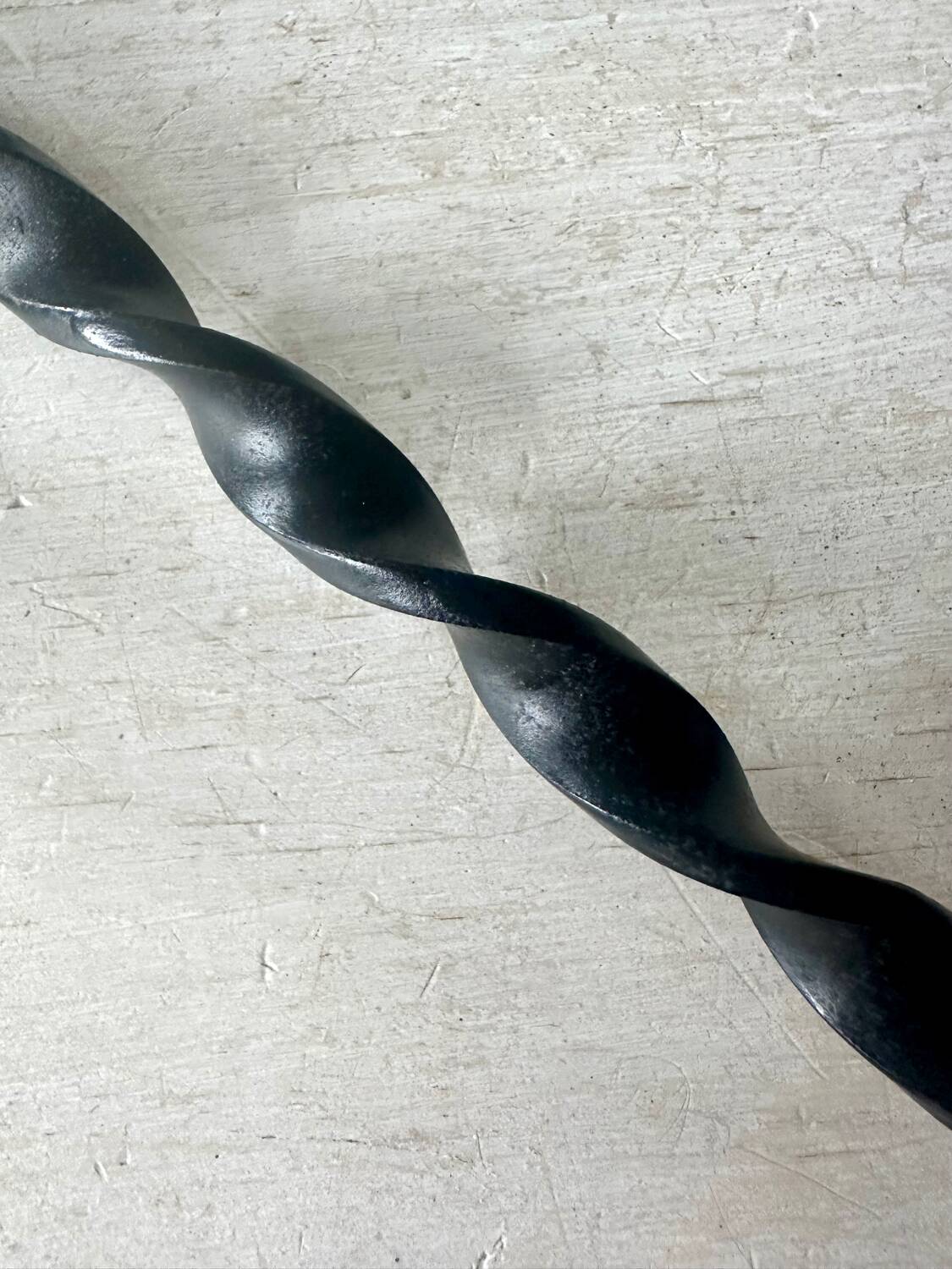 Old wrought iron coat rack