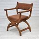 1960s, Danish design by Henning Kjærnulf, reupholstered lounge chair, model "Kurul".