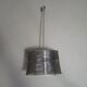 Very rare Adlumen lamp / pendant, inox wired
