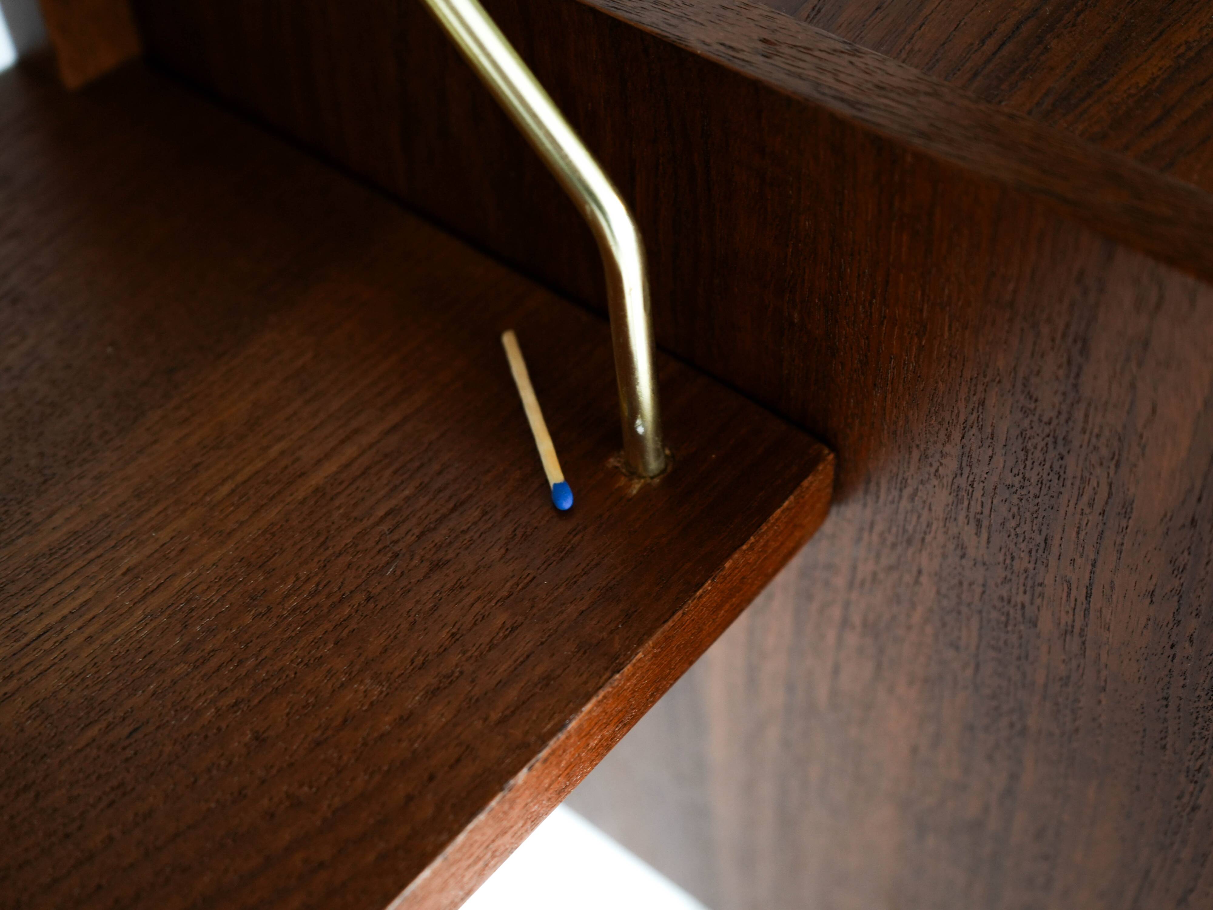 Teak shelving unit, Danish design, 1960s, manufactured in Denmark