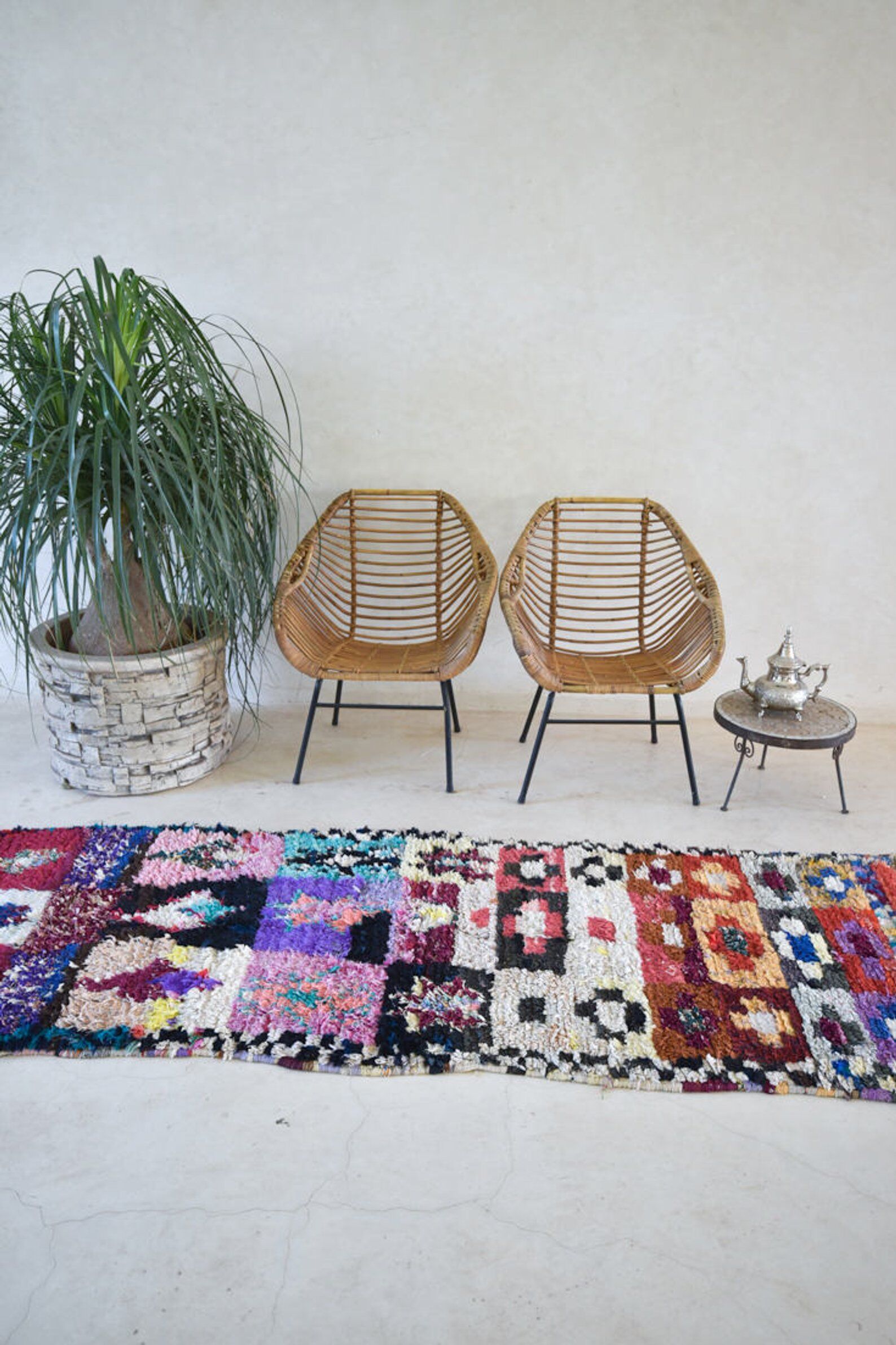 Tapis boucherouite 64x246cm