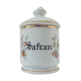 Safran spice pot in porcelain from France