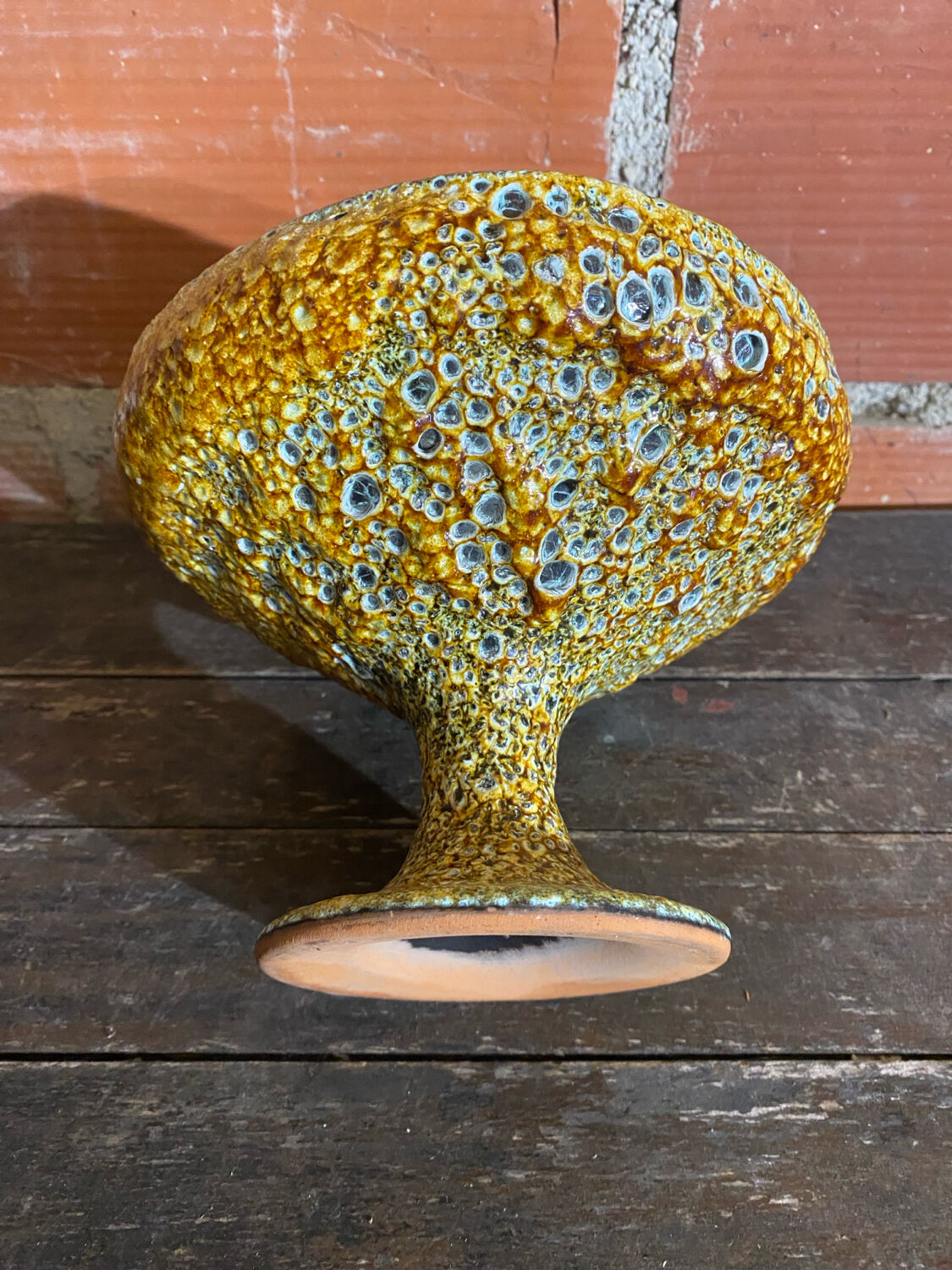 Fat Lava CHARLES CART Cyclope Honey Vintage Ceramic Bowl