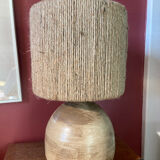 Vintage stoneware lamp