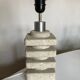 Lamp by Albert Tormos in limestone of the Luberon, Saint Tropez 1970