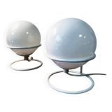 Paire de lampes space age circa 1970