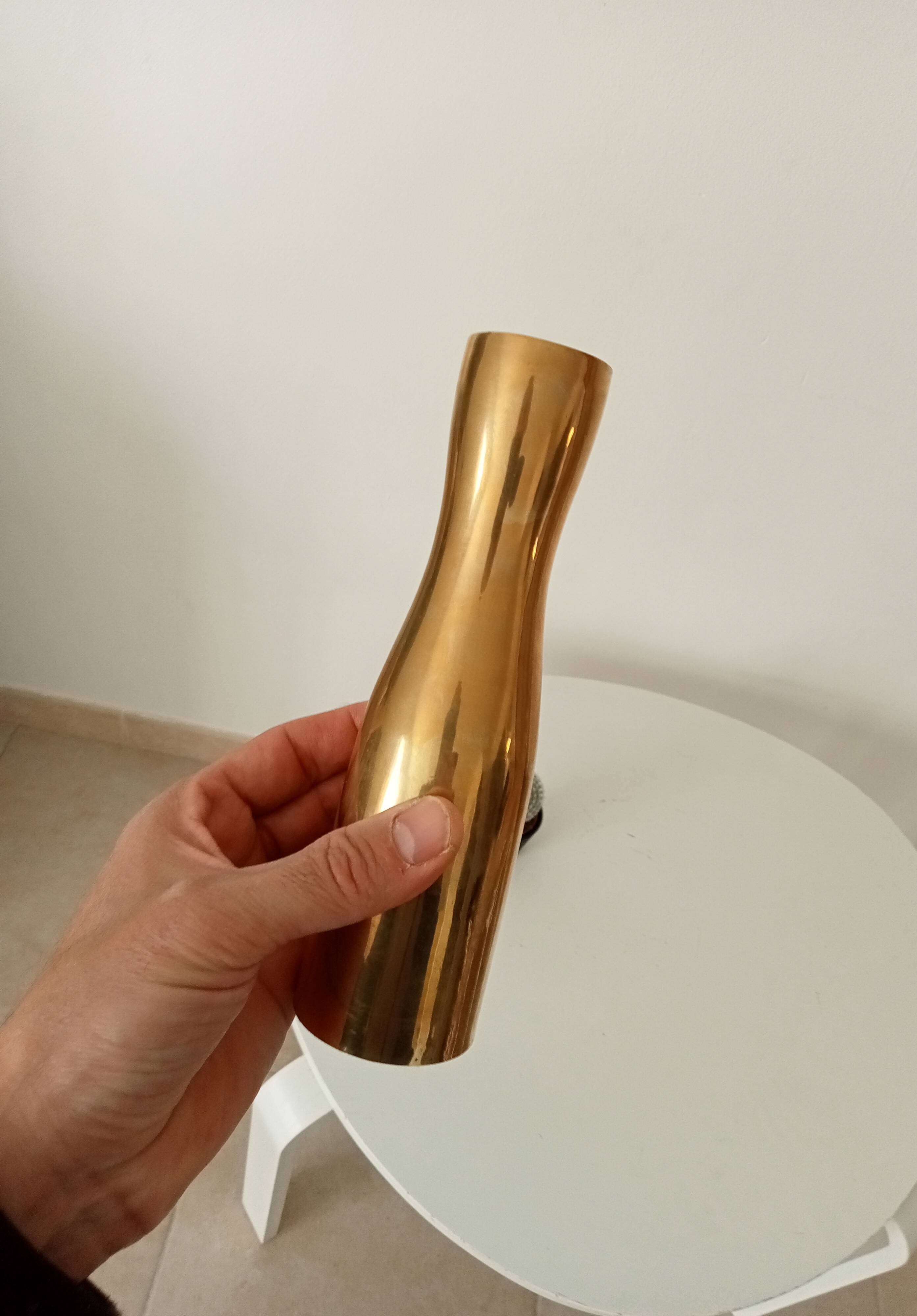 Vintage Scandinavian design candlestick made in the USA.