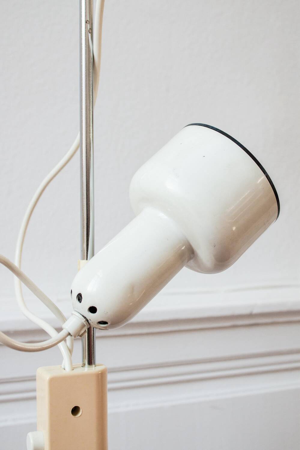 Lampadaire design italien 2 spots réglables
