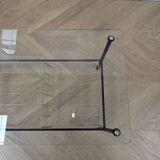 Glass top coffee table
