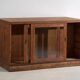 Antique shop counter with glass doors (circa 1920)