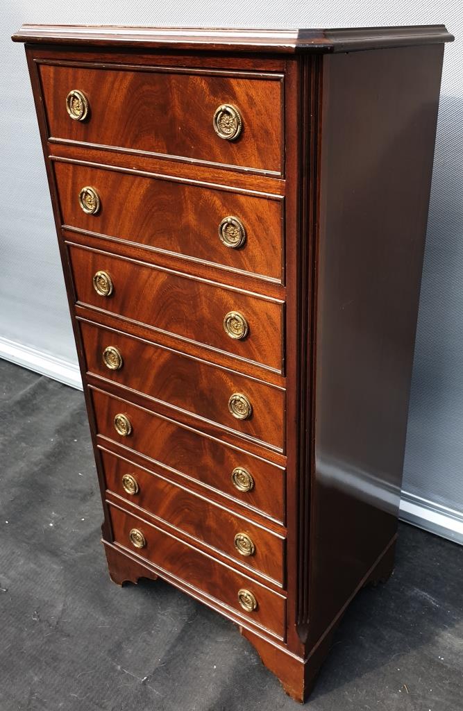 Georgian mahogany style english week planner