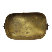 Large Oval Brass Planter Vintage XL Cachepot 41cm