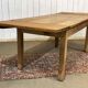 Extendable oak table from the 1930s with Gothic decoration.