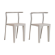 2 chaises Dr Glob de Philippe Starck pour Kartell 1980