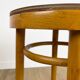 Curved wooden piano stool 1930