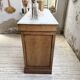 Oak and marble counter 1950