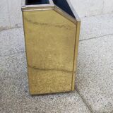 English woven metal magazine rack