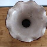 Patterned painted ceramic vase
