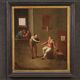 Flemish Interior Scene Painting from the 17th Century