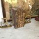 Pair of vintage brass bookends