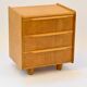 Petite commode Cees Braakman en placage de chêne