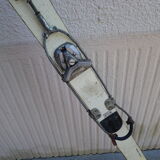 Former 1960s wooden ski pair - Cabanon