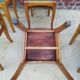 Chaises formica et bois 1950 circa