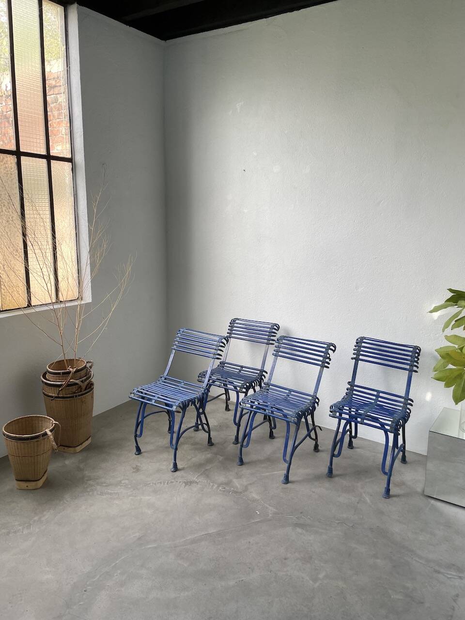 Series of 4 Arras chairs 1900