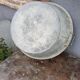 Old zinc basin with handles