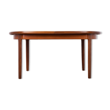 Table à manger ovale en teck du milieu du siècle d’Elliots of Newbury, années 1960