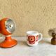 Magnetic eyeball lamp Luci italy vintage design 70s original