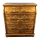 Walnut toilet commode, 19th century