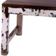 Burmese teak coffee table